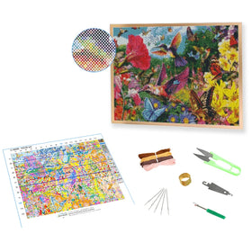 DIY Cross-stitch Kits Flower Birds Butterfly for Adults Cotton Thread Cross Stitch Embroidery Needlework