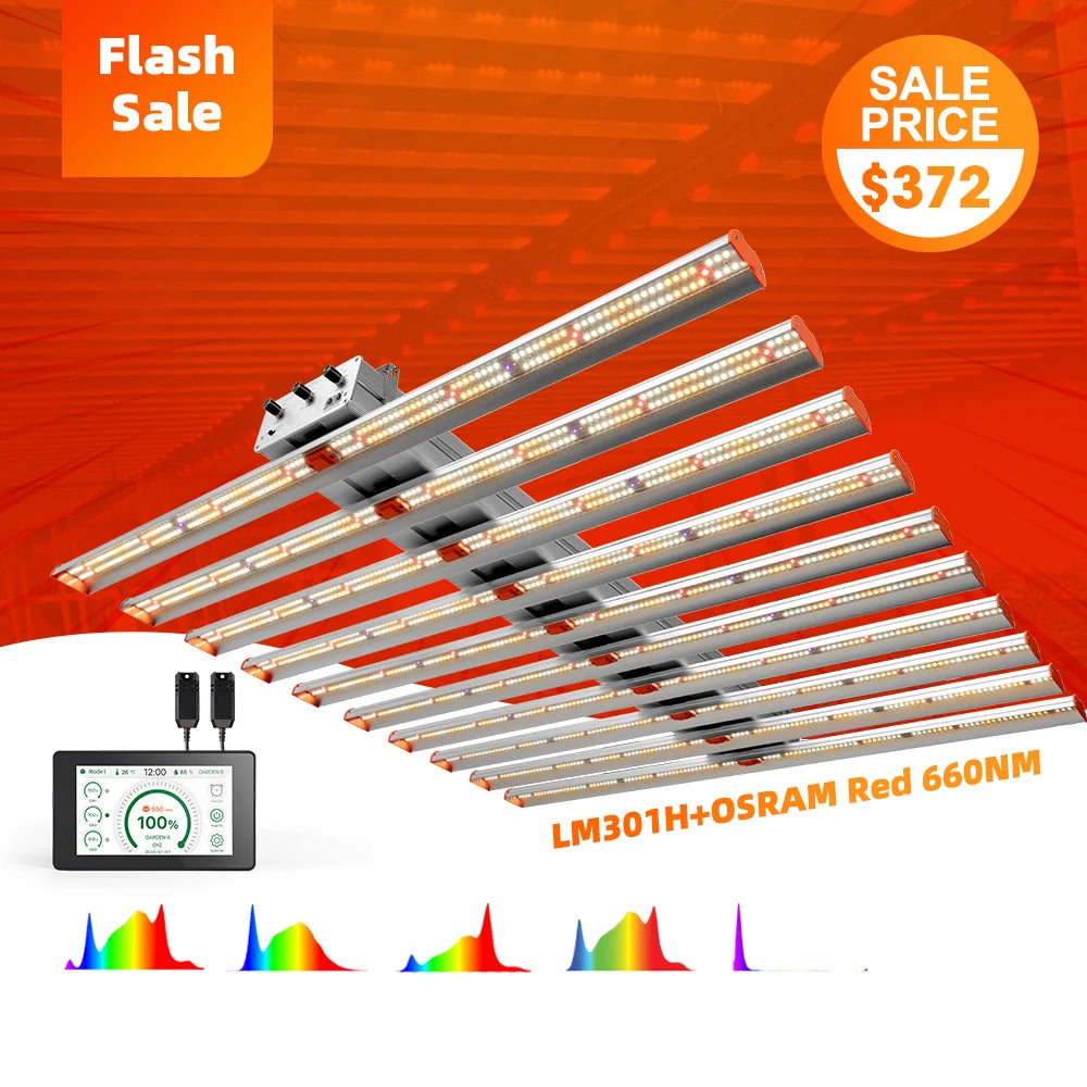 In Stock Veg 1000w Uv Bloom Lm301h Lm301B Commercial Plants Indoor Full Spectrum Led Grow Strip  Grow Light Bar