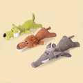 Stuffed Small Animal Custom Plush Toy Squeaky Sound Crinkle Elephant Lion Woft Pet Puppy Dog Plush Toy Critter
