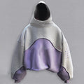 Manufacturers Color Blocked Drop Shoulder Heavyweight No String Luxury French Terry Vintage Cropped Custom Mens Oversized Hoodie