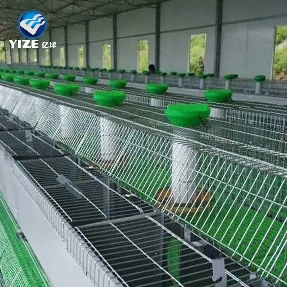 2024 Hot Sale Hot Dipped Galvanized 24 Doors Breeding Industrial Commercial Rabbit Cage