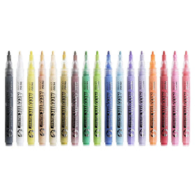 Leto Permanent DIY Craft Water Based Paint Marker Pen Bright Color Permanent Acrylic Paint Marker Pen Drawing Brush Pen