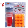 Drinking Game Beer Pong Games Set Beer Pong Party Cups Red and Blue Cup 16 OZ Table Tennis Ball for Beer Games Welcome Custom