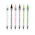 Tamax NAB038 Dual-ended Nail Art Dotting Pen with Wax Head Crystal Beads Handle for Nails Rhinestones Picker Commercial Home Use MegaBDM