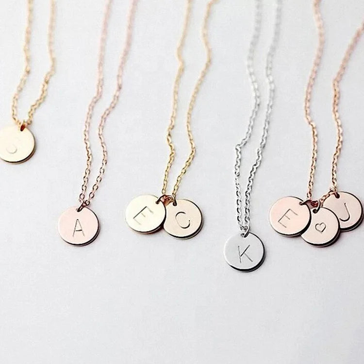 MIO Wholesale Popular Custom Necklace New Design Initial Necklace Pendant Necklace for Girls Women