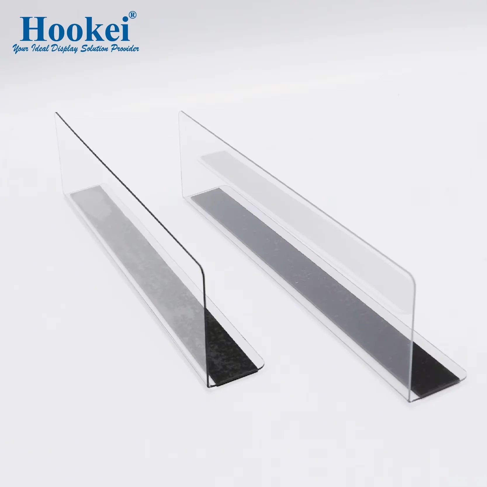 Clear Pvc Plastic Pharmacy Acrylic Wire Shelf Dividers with Magnetic