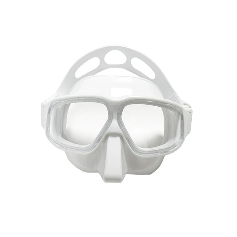 Best Selling Silicone China Snorkel Masks Adult Uv Resistant Anti-fog Transparent White Low Volume Freediving Snorkeling Mask
