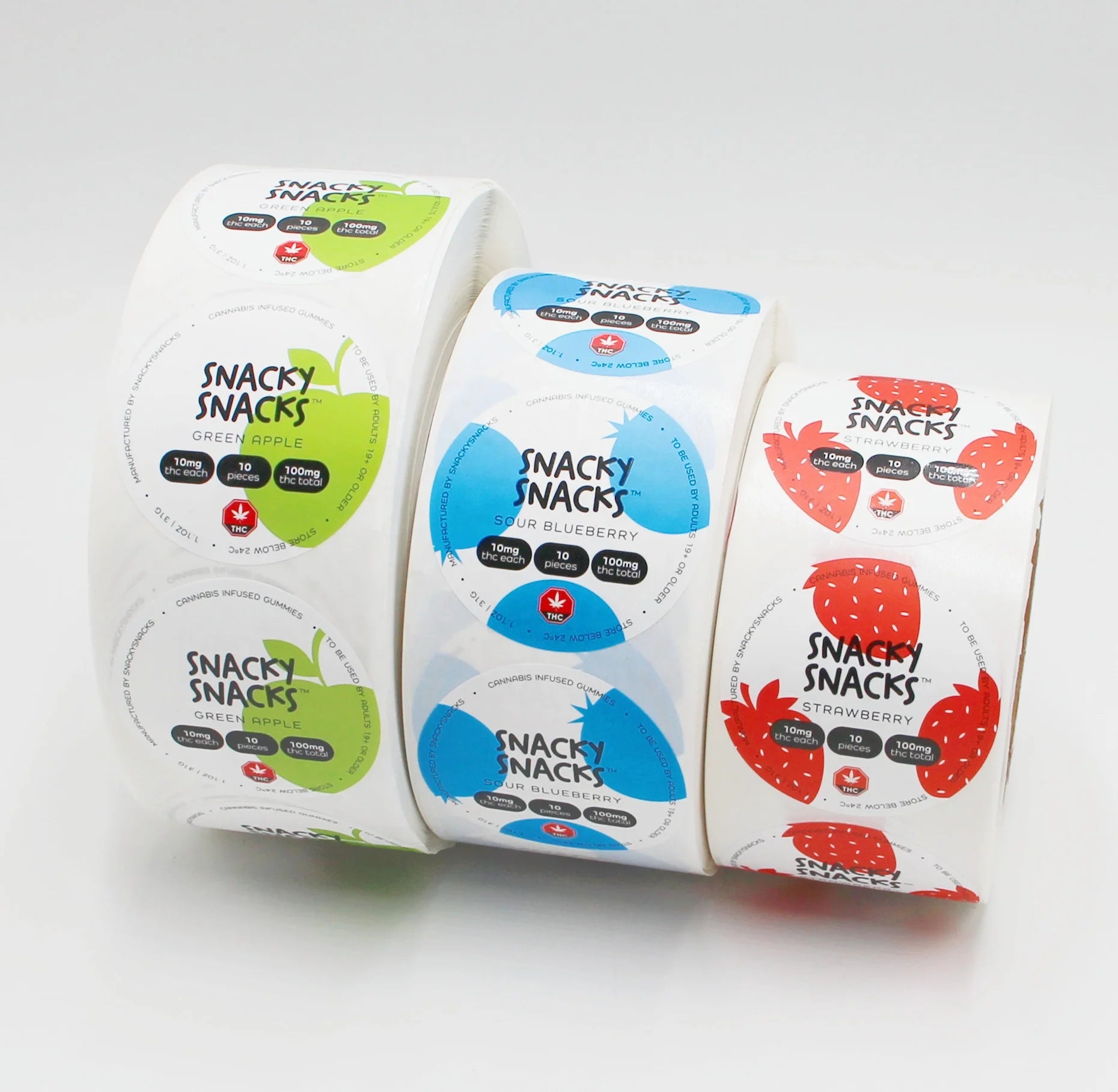 Waterproof Customize Stickers Synthetic Paper Label Spot UV Coating Logo Print 2 Inch Round Label Stickers for Food Package