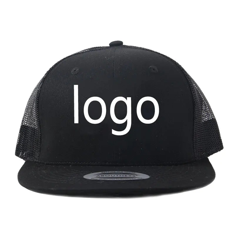 Trucker Hat 3D Puff Print Embroidery Hats 6 Panel Blanks Camo Custom Wholesale Two Tone Baseball Fitted Snapback Caps