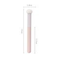 Custom Single Unique Round Mini Mushroom Head Blending Makeup Buffer Brush Pink Concealer Sponge Brush Private Label