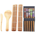 Manufactures New Design 4Pcs/set Bamboo Sushi Making Kit Tool Family Office Party Homemade Sushi Gadget for Food Lovers