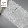 New Design 24 cm Fancy High Quality Elastic Lingerie Turkish Lace Trim