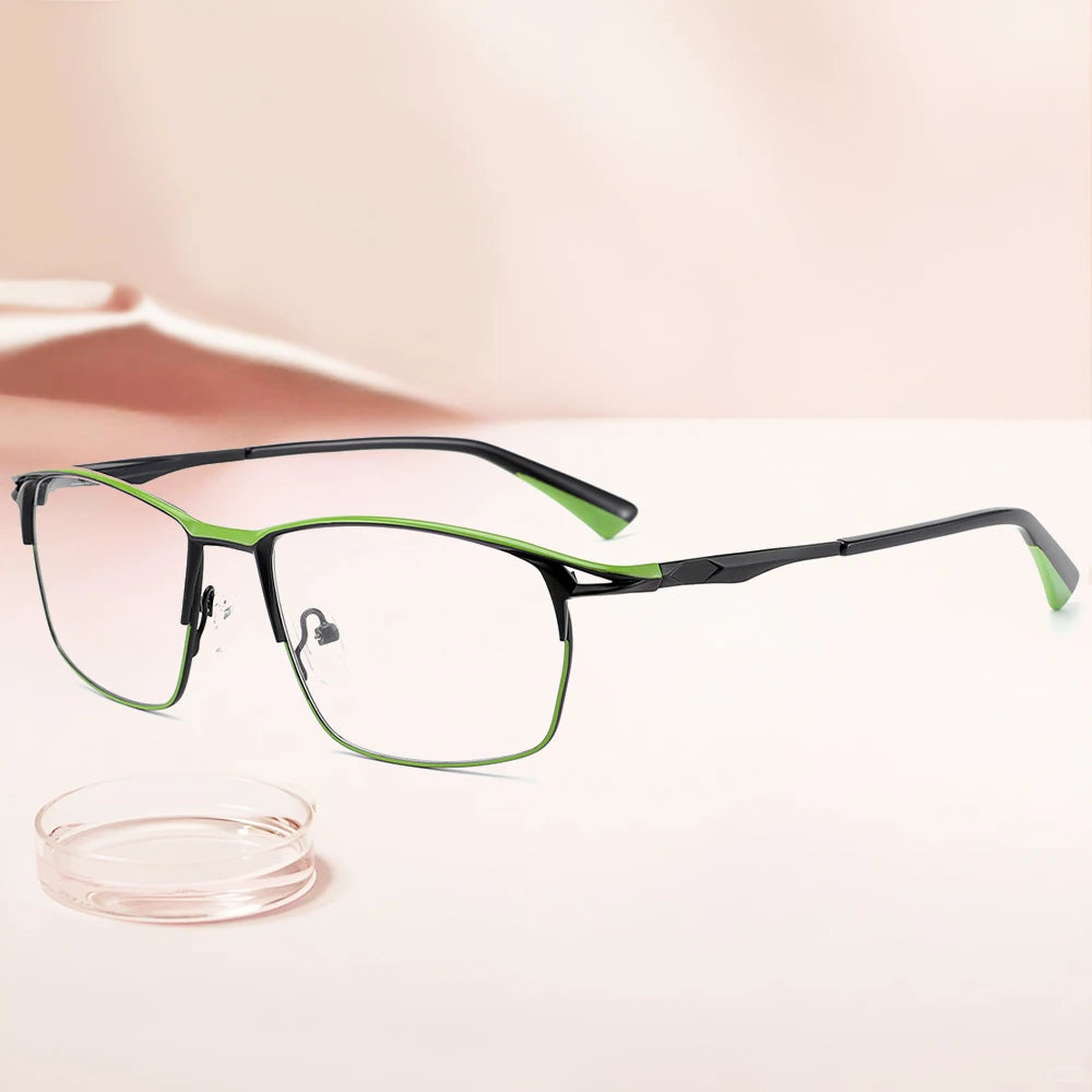 2025 Latest Custom Logo Optical Eyewear Youth Cycling Myopia Glasses Frame Sport Metal Frame Eyeglasses for Men