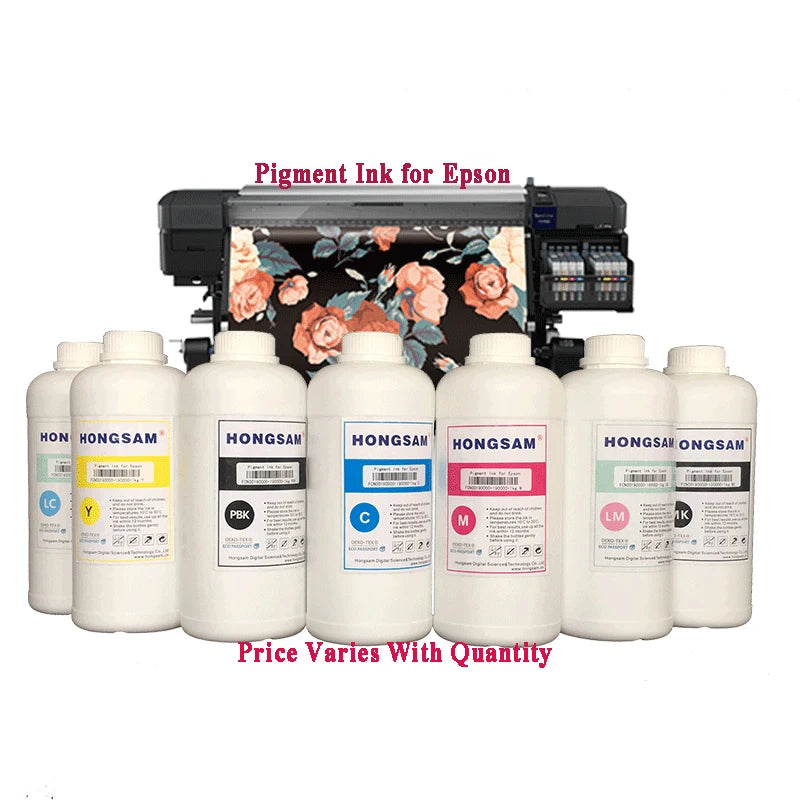 Hongsam Nano Waterbased 1000ml Compatible  Pigment Ink for Epson P8000 P6000 P7000 P9000  T3000 T5000 T7000 Printer