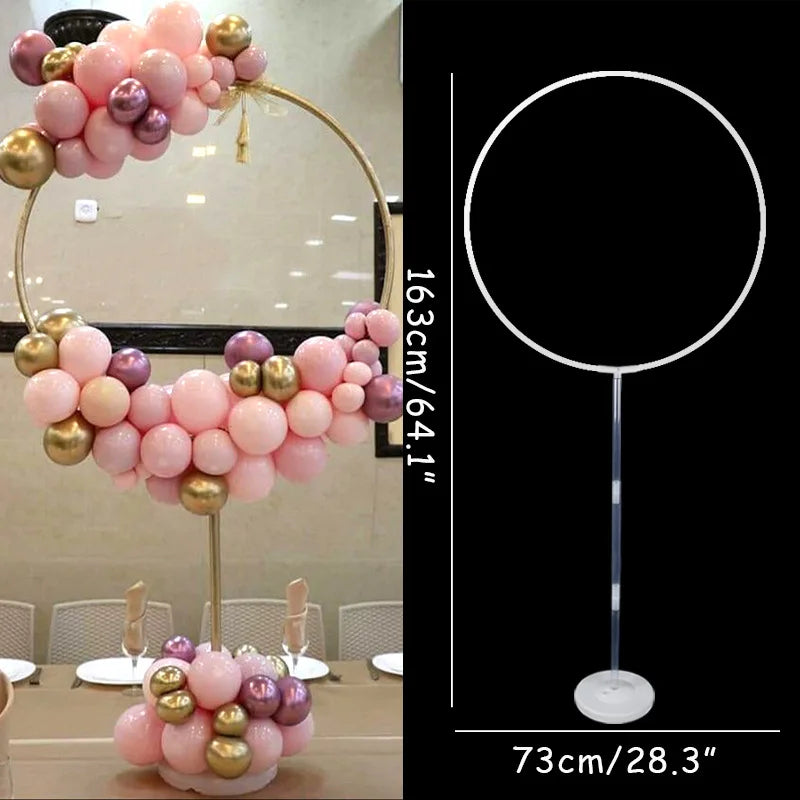 Balloon Stick Stand Round Centerpiece Stand for Festive Occasions Diwali Ramadan Graduation Valentine's Day Birthdays/Weddings