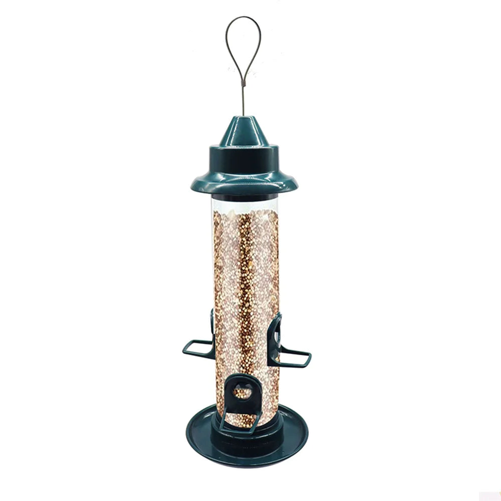 Bird Finch Feeder Suspended Plastic Outdoor Humimbird Feeder