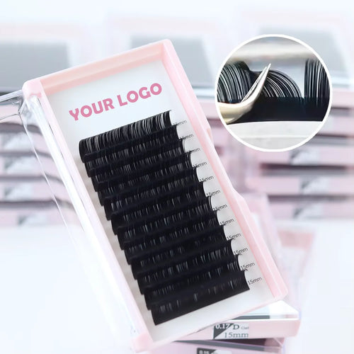 0.15mm C Curl 8-15mm Mix Classic Lashes Single Lashes Individual Eyelash Extensions 0.10 0.15 0.20 Single Lash Extensions