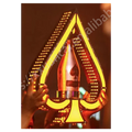 METAL ACE of SPADE CHAMPAGNE BOTTLE PRESENTER