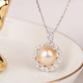 Southsea Gold Pearl Pendant Accessory 925 Sterling Silver Engagement Jewelry Necklace for Women