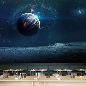 Universe Galaxy Starry Sky Wallpaper Ktv Bar Box Decoration Mural Esports Room Internet Cafe Background Wallpaper