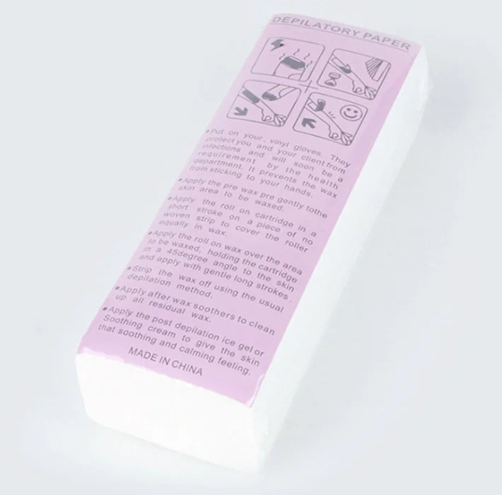 Wholesale Customizable Non Woven Depilatory Wax Strips for Hair Removal