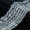 Natural White Crystal Quartz 6-10mm Star Faceted Cut  Beads for Jewelry Making Supplies Wholesale