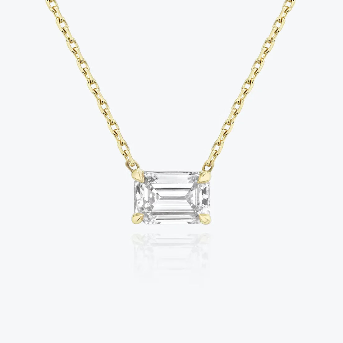Custom Sparkling Delicate Zirconia Jewellery 18k Gold Plated 925 Sterling Silver  Solitaire Diamond Pendant Necklace