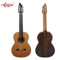 Aiersi Handed Professional All Solid Cedar Top 7-string Nylon String Spanish Classical Guitar for Sale