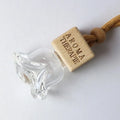 FinRu Car Pendant Perfume Ornament Hanging Essential Oils Diffuser Fragrance Empty Glass Bottle Air Freshener Pendant