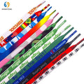 Free Design Custom Sublimation Printing Heat Transfer Shoe Lace Logo Brand Printed Laces