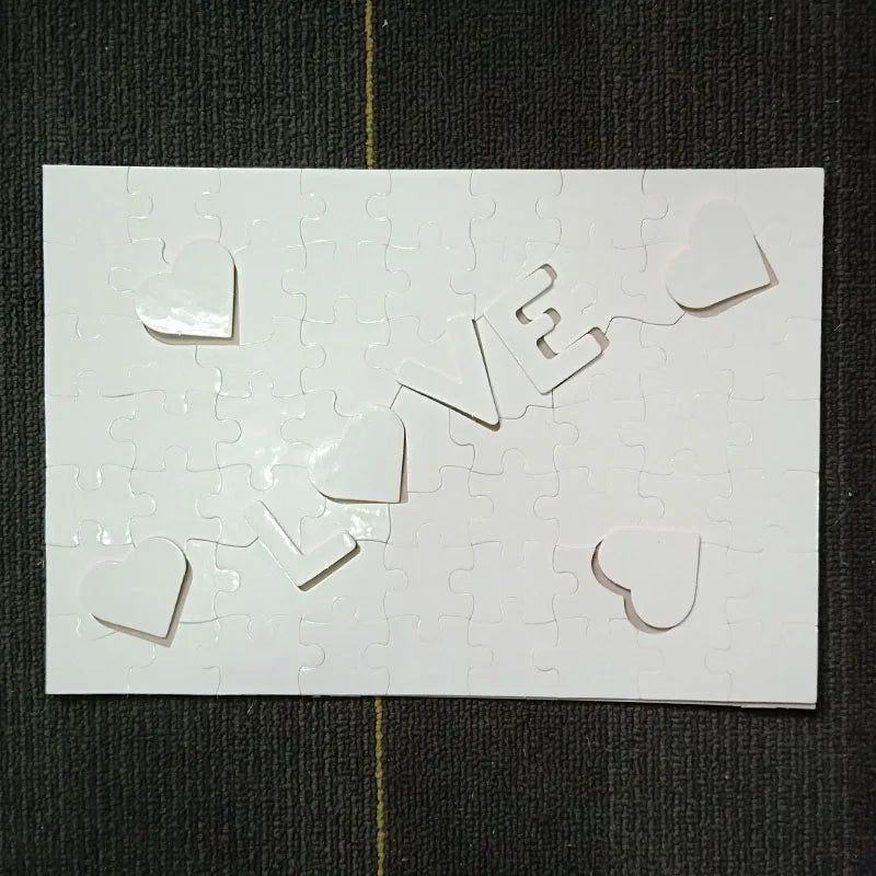 Direct Factory Hot Selling Custom Eco-friendly Paper Sublimation Blank Printable Jigsaw Puzzle 120pcs Graduation Thanksgiving