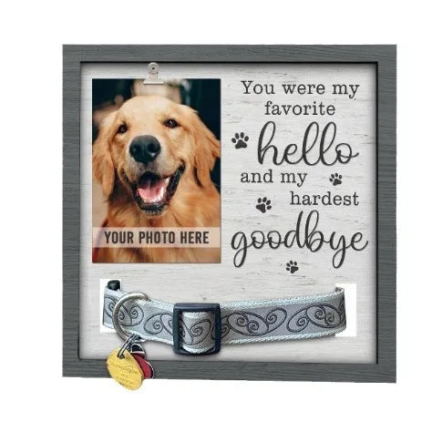 Wooden Photo Frame Dog Pet Gift Dog Memorial Photo Frame Wooden Shadow Box