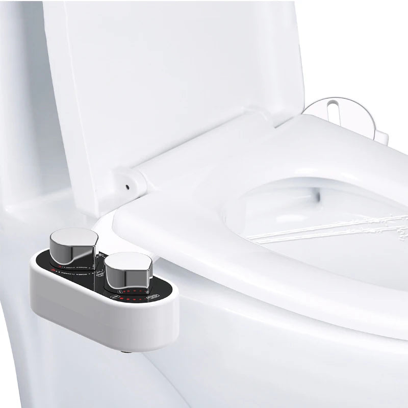 Bidet Toilet Seat Attachment Non-Electric Self Cleaning Water Sprayer Plastic Modern Design Wall-Mounted OEM/ODM Manual