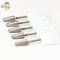 Right Hand Manicure 6.6mm Large Cone Radius Shape XF M XC Professional Tungsten Carbide Efile Nail Drill Bit Safety with End Cut