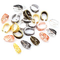20pcs/lot 14x10mm Baroque Style Pendant Pinch Bail Clasps Necklace Hooks Clips Connector DIY Jewelry Findings Accessories