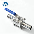 High Purity 3-PC Extended Butt Weld Ball Valve Manual 1/2 8 Inch Long Butt Weld End OEM Customizable