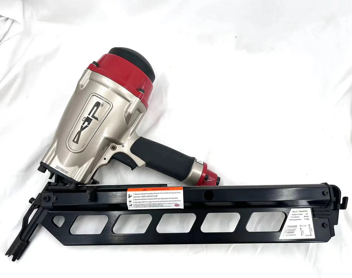 XJP 34 Degree Pneumatic Nail Gun Framing Nailer 34100 CE Certified for 2''-4'' Paper Collated Framing Nails