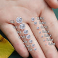 Starsgem Loose Diamond 3mm Round Shape Best Color HPHT CVD Lab Made Diamond