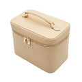 New Design Portable Saffiano PU Leather Travel case Beauty Luxury Makeup Bag Cosmetic Cases