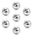 Wholesale Stainless Steel Ball End Screws 3mm 4mm 5mm 6mm Beads for Body Jewelry Make Your Own Unique Accessories