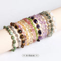 Irregular Gemstone Bracelet Temperament Natural Stone Yoga Meditation Adjustable Anxiety Healing Crystal Bracelet for Women