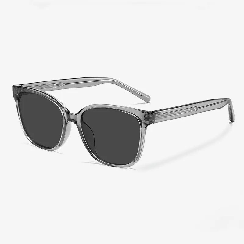 Fashion Cat Eye Sun Glasses Tr90 Frame Polarized Sunglasses Luxury Brand 2025 Retro Men's Square Sunglasses