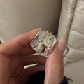 Geometric Wholesale 925 Sterling Silver Wide Layer Chunky Open Rings for Women Fine Jewelry Gifts