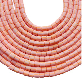 Newly Produced 6mm Colored Circular Polymer Clay Beads DIY Mobile Phone Chains Necklaces Earrings Handmade Loose Beads