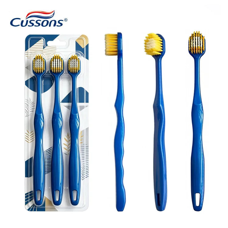 Custom Logo Soft Bristles Super Teeth Whitening Adult Toothbrush Soft Toothbrush Oem Tooth Brush Set Non-slip Handle