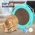 Multi-Functional Corrugated Paper Cat Turntable Nest Circular Claw Plate Scratching Board Ball Nesting Scratching Board for Cats