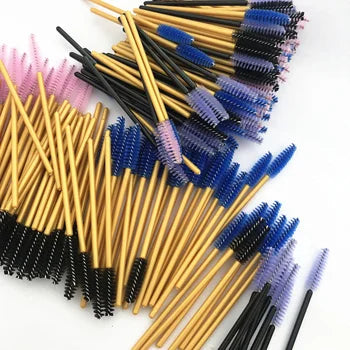 Unique Premade Fans Individual Volume Lashes Eyelash Mascara Brush Synthetic Hair Plastic Handle Customized Color Universal Use