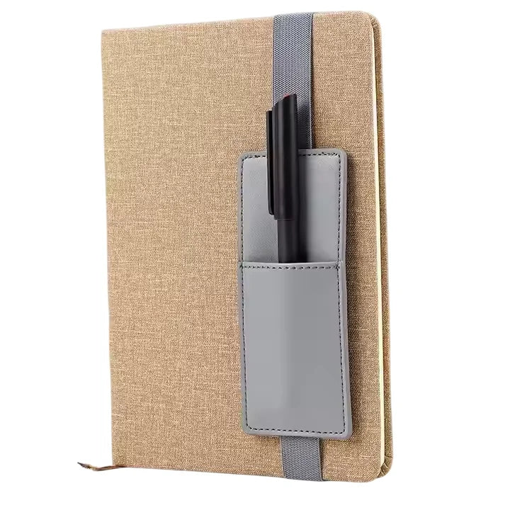 Multifunction Detachable Strong Elastic Band Pu Leather Pen Holder Portable A5 Notebook Pen Pouch