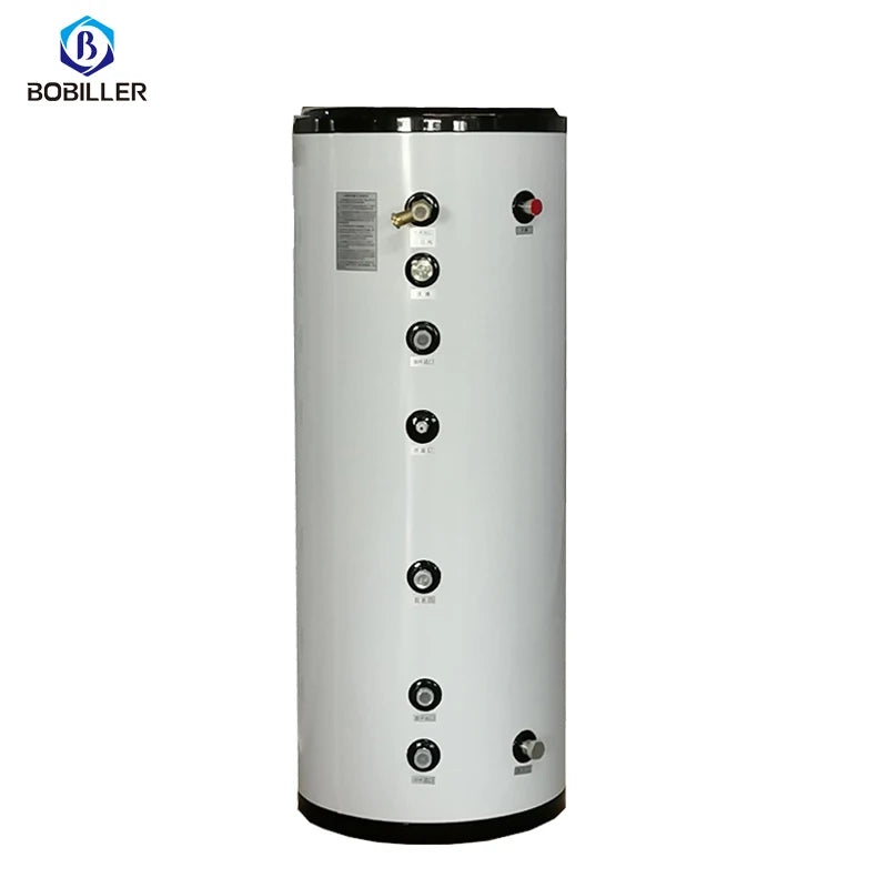100L 200L 250L 300L 400L 500L Domestic Hot Water tank with Coiled Heater Water tank Water Buffer tank  8kw Heat Pump System