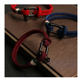 Trendy Milan Rope U Shape Clasp Survival Bracelet Sporty Outdoor Camping Rescue Emergency Shackle Rope Bracelet for Men Jewelry